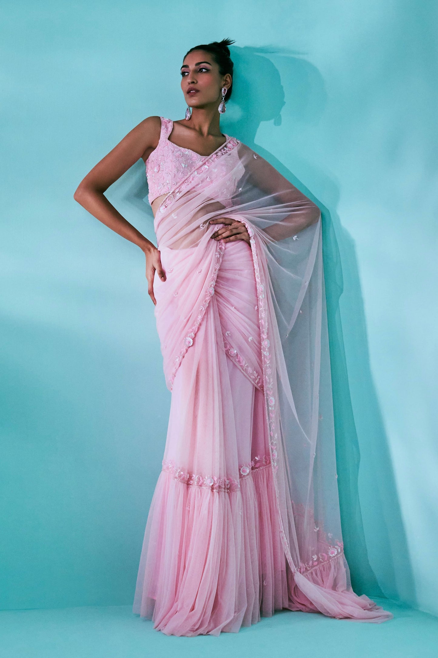 Load image into Gallery viewer, The Floret Saree
