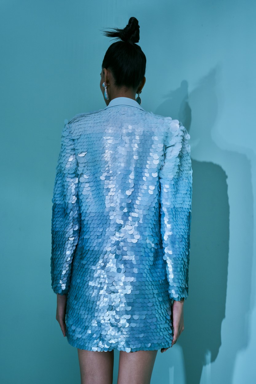 Load image into Gallery viewer, The Stardust Blazer Dress
