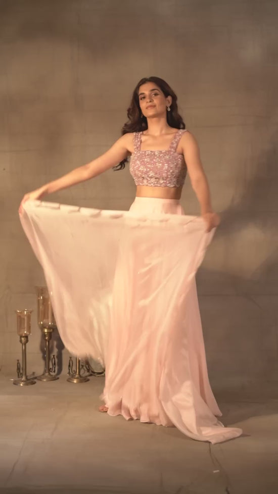 Load and play video in Gallery viewer, Firdaus Lehenga
